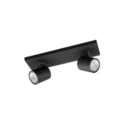 Spot RUNNER 2xGU10/20W/230V negru Philips