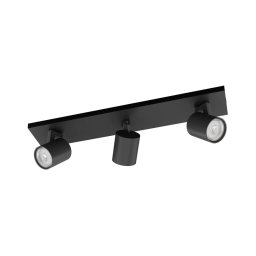 Spot RUNNER 3xGU10/20W/230V negru Philips