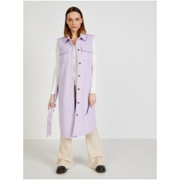 Veste pentru femei Pieces - mov deschis