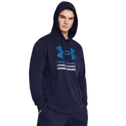 Under Armour Hanorac Rival Terry Graphic HD Blue XXL