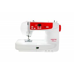 Masina de Cusut si Brodat Digitala Veritas Florence 120 Programe 860 Imp/min 70W White Red