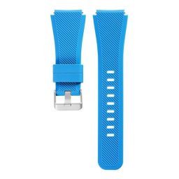 Curea silicon bleu 22mm pentru Samsung Gear S3