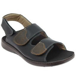 Sandale confort, piele, pentru barbati, PodoWell Howard negru