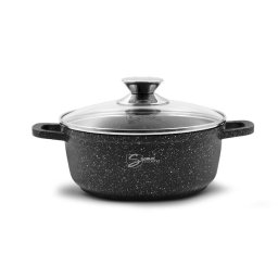 Oala cu capac din aluminiu turnat, 20x8.5 cm, 2.3L - TOL20-OC, Toledo Line