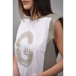 TRICOU CU PERNITE LA UMAR GIOIA TALIE UNICA Kaki