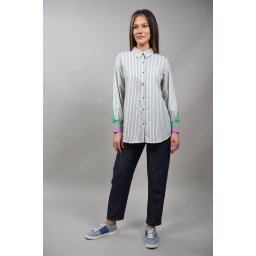 CAMASA OXFORD IN DUNGI COLORATE CELESTEZZO Verde S-M