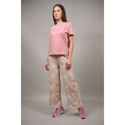 PANTALONI CU CADERE USOARA HAWAI M-L Rose