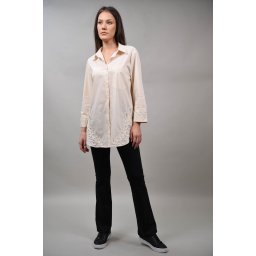 CAMASA OXFORD DIN BUMBAC SONIA Bej S-M