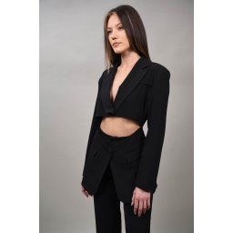 SACOU COSTUM CUT OUT MILANO M Negru