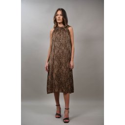 ROCHIE ANIMAL PRINT CU FUNDA LA GAT ANAGNI TALIE UNICA Animal Print