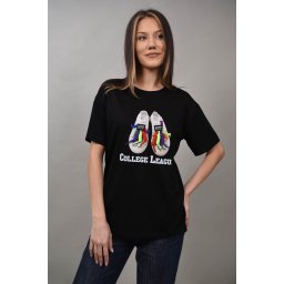 TRICOU CU IMPRIMEU TENISI NEBULARE Negru M-L