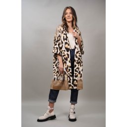 CAMASA LUNGA STIL KIMONO BALESTRA TALIE UNICA Animal Print