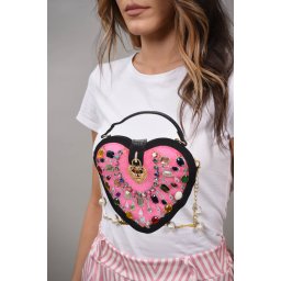 TRICOU CU IMPRIMEU GEANTA CAPODIMONTE Alb S-M