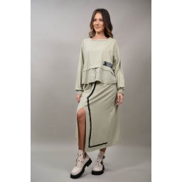 FUSTA DIN BUMBAC SPORT LUCE TALIE UNICA Verde