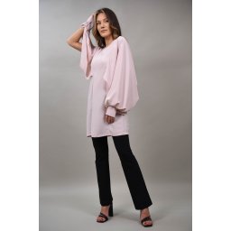 BLUZA CU MANECA LUNGA CUT OUT CELLESE M-L Baby Pink
