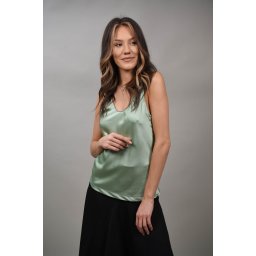 TRICOU CU BRETELE CROTTI Verde M-L