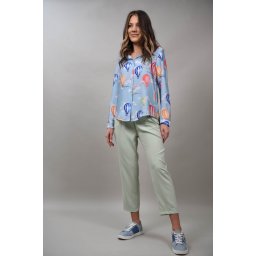PANTALONI IN STIL BARBATESC AETHER TALIE UNICA Verde Menta