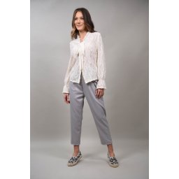 PANTALONI STIL BARBATESC CU DUNGI CAMINO TALIE UNICA Gri