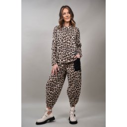 PANTALON JOGGER ANIMAL PRINT FLORENTA TALIE UNICA Animal Print