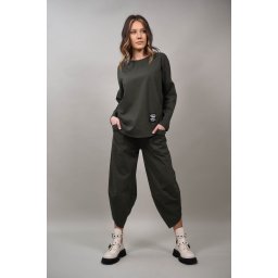 PANTALONI SPORT 3/4 FOGGIA TALIE UNICA Kaki