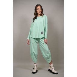 BLUZA CU PENSE FOGGIA TALIE UNICA Verde Menta