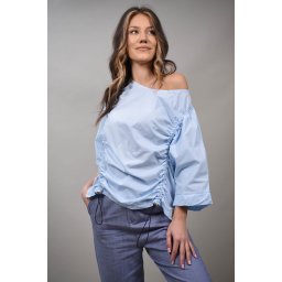 BLUZA CU FROSINEU BELLEZZA TALIE UNICA Baby Blue