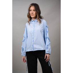 CAMASA CU SNUR IN TALIE SABINA TALIE UNICA Baby Blue