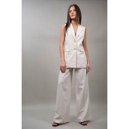 VESTA COSTUM IN DUNGI CUT OUT VENEZIA S Ivory