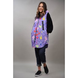 VESTA MATLASATA MULTICOLORA CLAUDIA Violet S-M