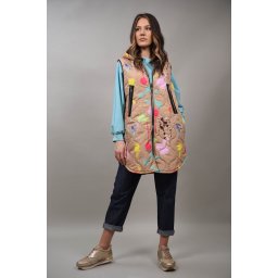 VESTA MATLASATA MULTICOLORA CLAUDIA Bej S-M