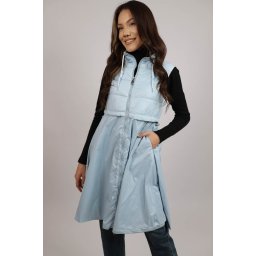 VESTA TIP ROCHITA LUNGA MATLASATA SUBTIRE DAINTY L Baby Blue