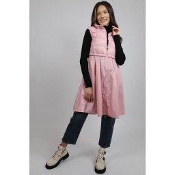 VESTA TIP ROCHITA LUNGA MATLASATA SUBTIRE DAINTY XL Baby Pink