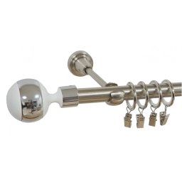 Galerie simpla KULA ALB /19 - inox