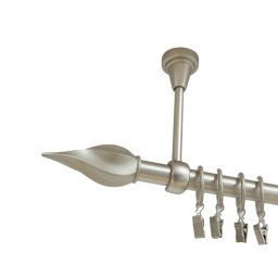Galerie simpla prindere tavan twister 19 mm crom mat