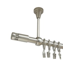 Galerie simpla prindere tavan xantos 19 mm crom mat