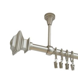 Galerie simpla prindere tavan verdi 19 mm crom mat