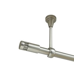 Galerie simpla prindere tavan fara inele xantos 19 mm crom mat