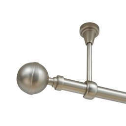 Galerie simpla prindere tavan fara inele kalisto 19 mm crom mat