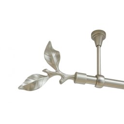 Galerie simpla prindere tavan fara inele galaz 19 mm crom mat