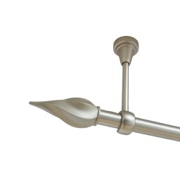 Galerie simpla prindere tavan fara inele twister 19 mm crom mat