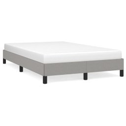 Cadru de pat, gri deschis, 120x190 cm, material textil GartenMobel Dekor