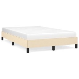 Cadru de pat, crem, 120x190 cm, material textil GartenMobel Dekor