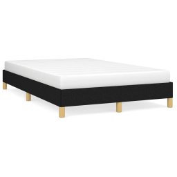Cadru de pat, negru, 120x190 cm, material textil GartenMobel Dekor