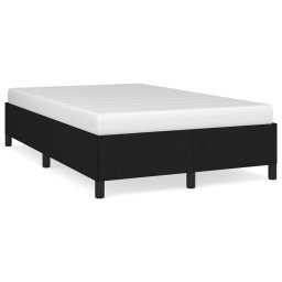 Cadru de pat, negru, 120x190 cm, material textil GartenMobel Dekor