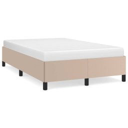 Cadru de pat, cappuccino, 120x190 cm, piele ecologica GartenMobel Dekor