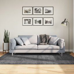 Covor „OVIEDO”, fire scurte, antracit, 140x200 cm GartenMobel Dekor