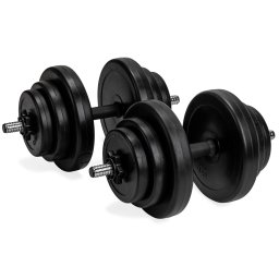 Set gantere reglabile vinil Virtufit 2 x 14 Kg