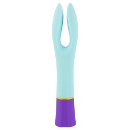 You2Toys - vibrator dublu motor, reîncărcabil, rezistent la apă - colorat
