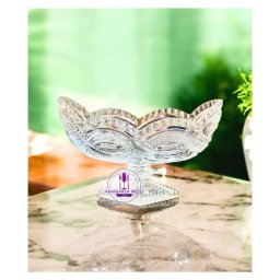 Fructiera cristal Bohemia cu picior 31 cm