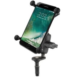 Suport telefon RAM Mounts X-Grip Large, pentru motocicleta, prindere furca